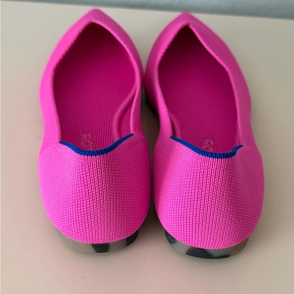 Rothy's Vibrant Pink Pointed Flats - Picture 3 of 4